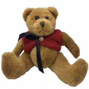 Boyd’s Teddy Bear Archive Series 1990-95 Movable Head & Legs 8" Plush w/ Sweater